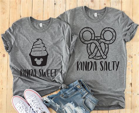 Kinda Salty Kinda Sweet Matching Disney Shirts Disney Etsy