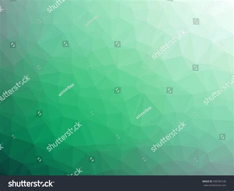 Green Teal Abstract Gradient Polygon Shaped Stock Illustration 506783140