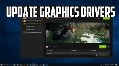 I'm also using nvidia but did know how to update the driver. How to Update Your Nvidia Geforce Graphics Drivers [GTX ...
