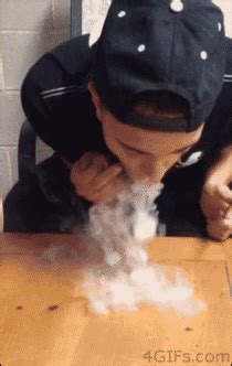 Discover and share the best gifs on tenor. I see you like smoke rings How about a smoke tornado - Meme Guy