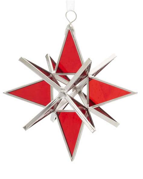 Red Cathedral Stained Glass Star