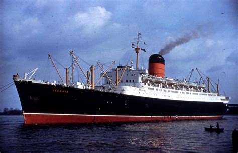 Rms Ivernia Cunard Line My 4th Ship Joined In 1960 As Tourist And