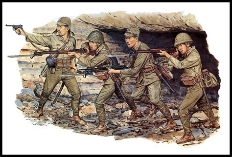 Japanese Infantry Scott Flickr Leyte Military Drawings Military