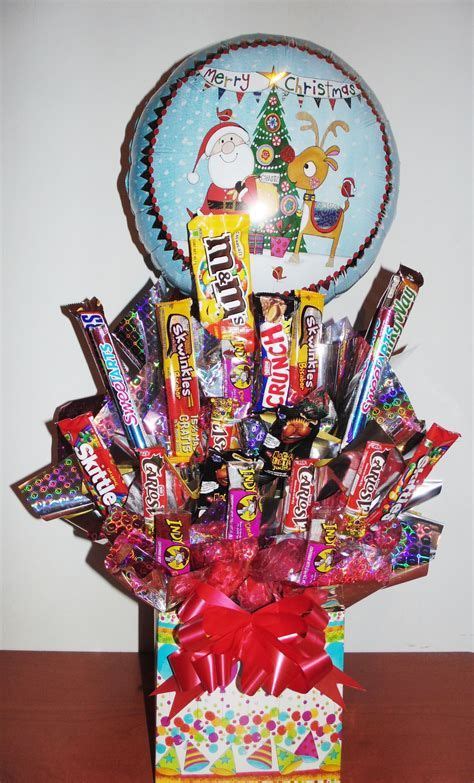 Hermosa Caja Con Chucherías JoliandGift Areglos De Candy bouquet