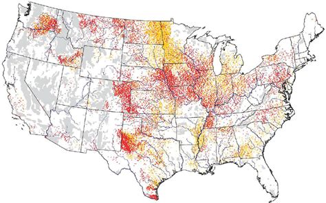 This Dot Density Map Shows Areas Where Excessive Erosion
