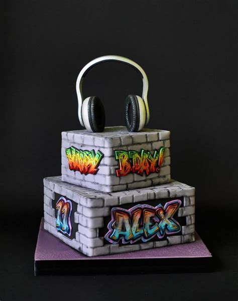 Boys birthday cakes with free and safe delivery. Graffiti Cake - CakeCentral.com