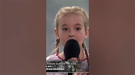Let It Go Girl Sings National Anthem In Poland Shorts Youtube