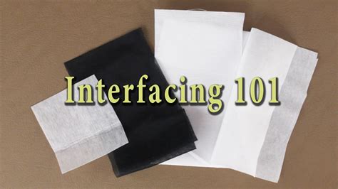 Interfacing 101 - Basics of Interfacing - ProfessorPincushion | Professor Pincushion