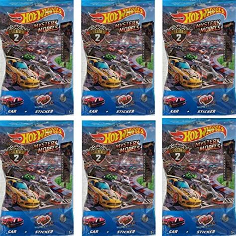Hot Wheels Series Red Wave Blind Bags With Mystery Model And Sticker Pack Of Wantitall