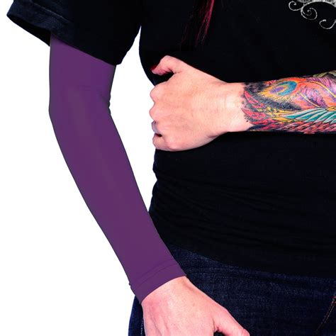 Purple Full Arm Sleeves To Cover Up Your Tattoos At Work Us Made Tat2x