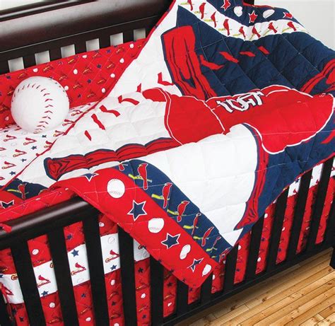 Buy crib/cradle unisex nursery bedding sets and get the best deals at the lowest prices on ebay! 4pc MLB ST LOUIS CARDINALS CRIB BEDDING SET Baseball Baby ...