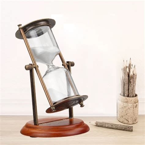 15 Minutes Hourglass Sandglass Sand Clock Timer Rolating Sand Egg Timer