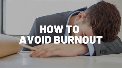 How To Avoid Burnout And What You Can Do About It