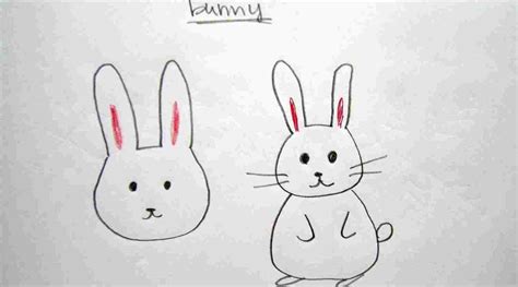 Easy Easter Bunny Drawing At Explore Collection Of