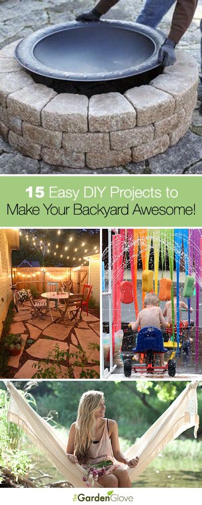 15 Easy Diy Outdoor Projects To Make Your Backyard Awesome • The Garden