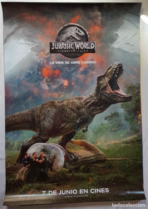 Póster Original Jurassic World El Reino Caído Vendido En Venta