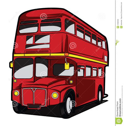 Coloriage bus scolaire dessin gratuit a imprimer. Autobus de l'Angleterre illustration de vecteur ...