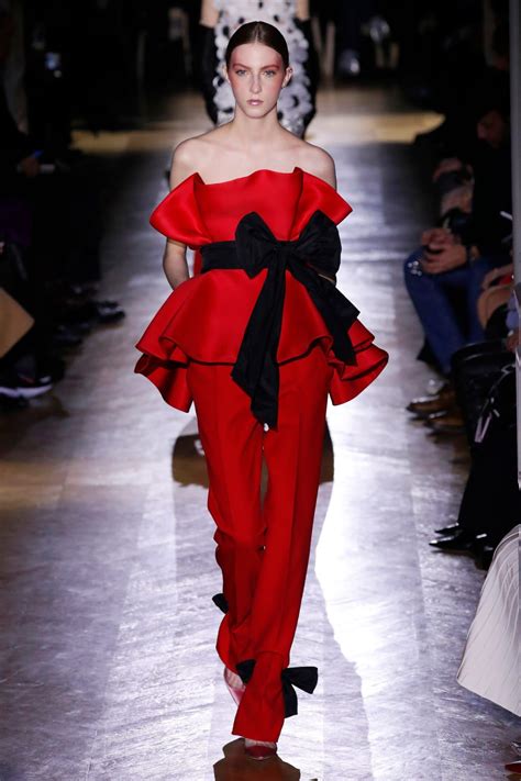 At Valentino Haute Couture Big Shapes Meet Big Bows For Spring Haute Couture Dresses
