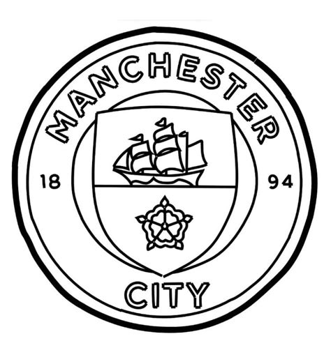 Manchester City Coloring Pages Coloringlib
