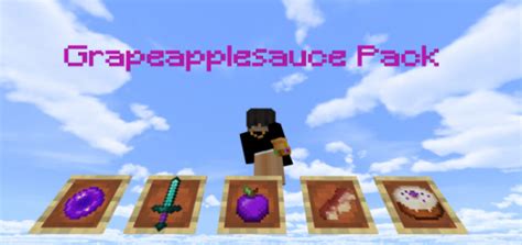 16x resolution minecraft bedrock game version. Download Texture Pack Grapeapplesauce PvP Edit for ...