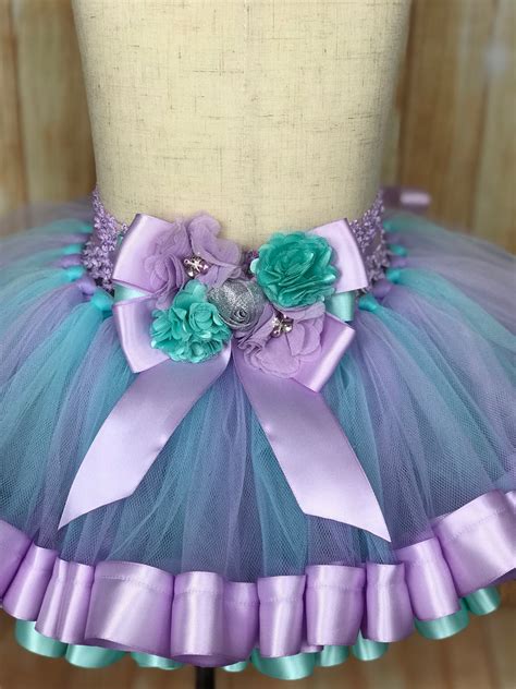 Ribbon Trimmed Tulle Tutu Skirt Customized In Any Color Choice