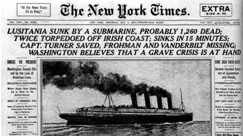 Remembering the RMS Lusitania | Tragically Lost 7th May 1915