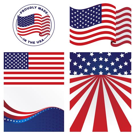 Find & download the most popular usa flag vectors on freepik free for commercial use high quality images made for creative projects. US Flags Vectors 226405 Vector Art at Vecteezy