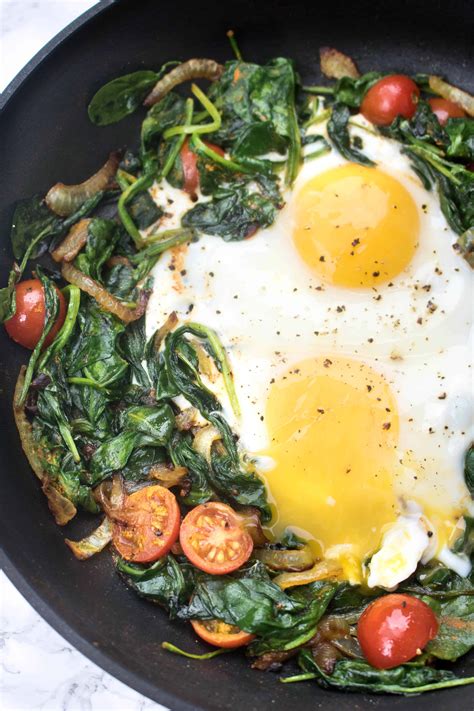 Turmeric Spinach And Eggs Served From Scratch