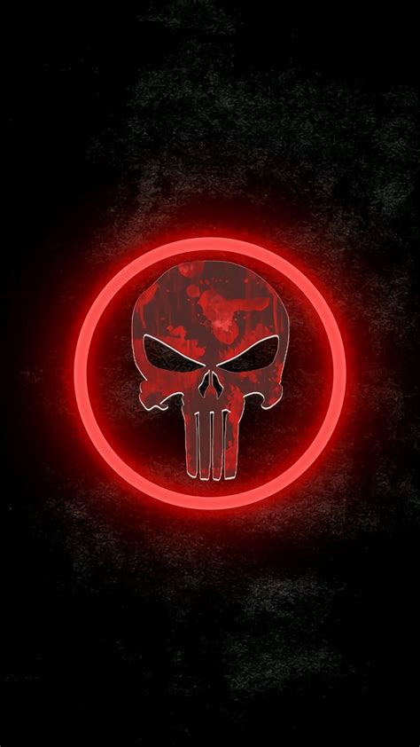 The Punisher 27 Fondos De Pantalla Rojo Logo De Punisher Fondos De