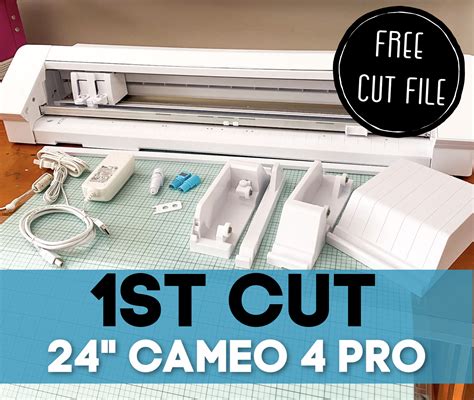 First Cut With 24 Silhouette Cameo Pro Free Cut File Silhouette School