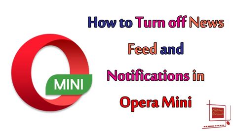 How To Turn Off News Feed And Notifications In Opera Mini Youtube