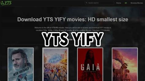 Yts Yify Movies Torrent Website Hd P P Mb Latest Collection