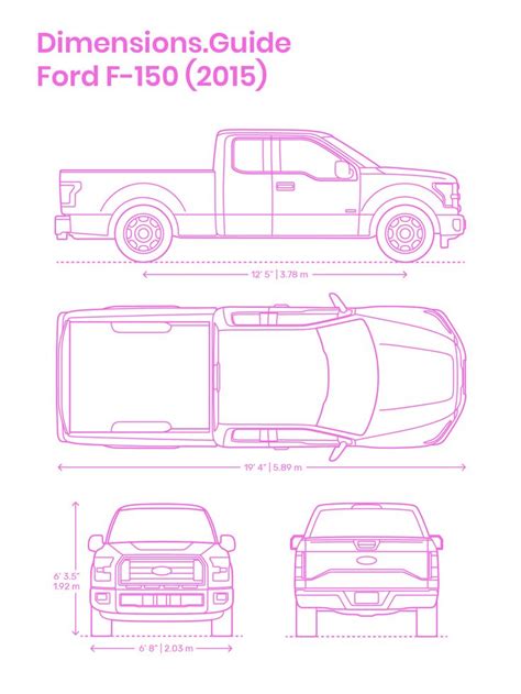 Medidas Ford F150 Doble Cabina