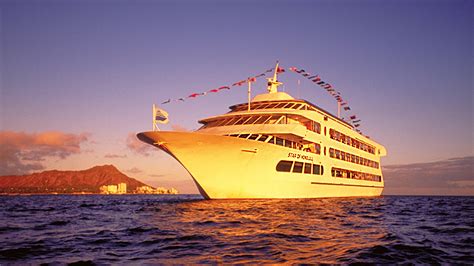 Hawaii Oahu｜star Of Honolulu｜three Star Sunset Dinner And Show Cruise