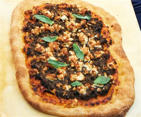 Pizza Aubergine Feta Et Basilic Par Eric Guérin Cookidoo The