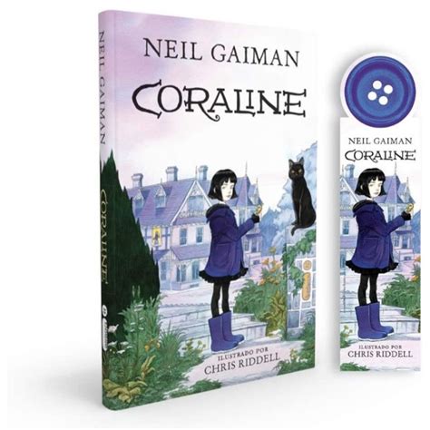 Livro Coraline Com Marcador Shopee Brasil