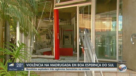 Criminosos Explodem Caixas De Bancos Em Boa Esperan A Do Sul S O