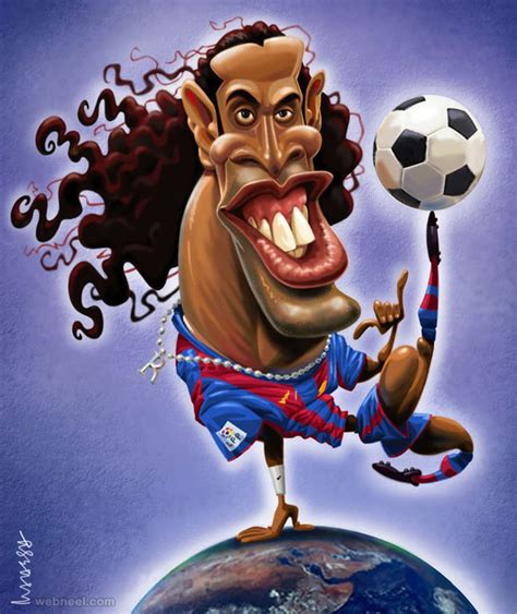 Ronaldinho Caricature