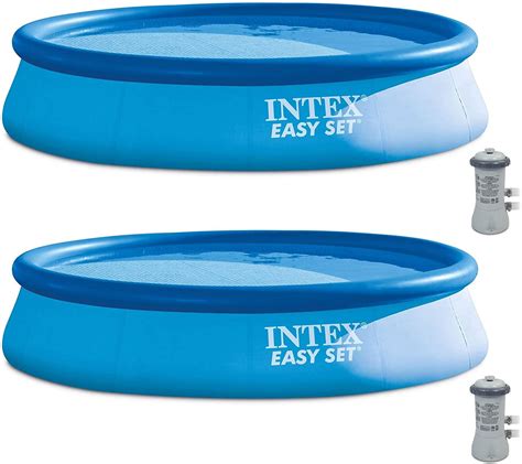 Amazon Com Intex Ft X In Easy Set Above Ground Swimming Pool And