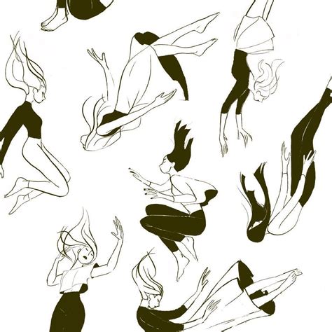Floating Poses Drawing Reference And Sketches For Artists Images And Photos Finder