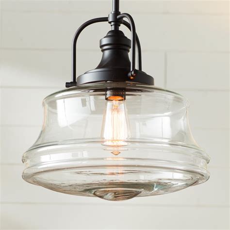 Home improvement reference related to kitchen lighting fixtures menards. Laurel Foundry Modern Farmhouse Nadine 1-Light Schoolhouse ...