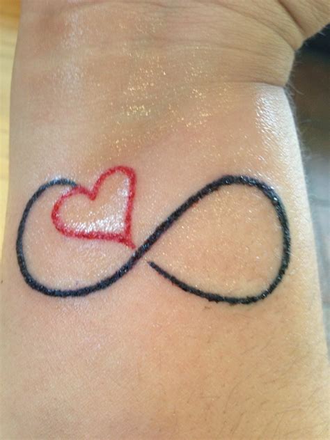 Infinity Heart Tattoo Tattoos Piercingsetc Pinterest