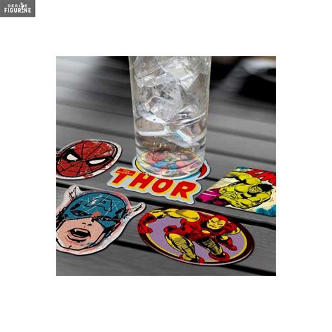 Marvel Coasters Comics Characters Paladone