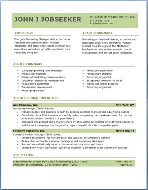 The slate template is a great cv format for experienced professionals and new job seekers alike. 7 Samples of Professional Resumes | Sample Resumes