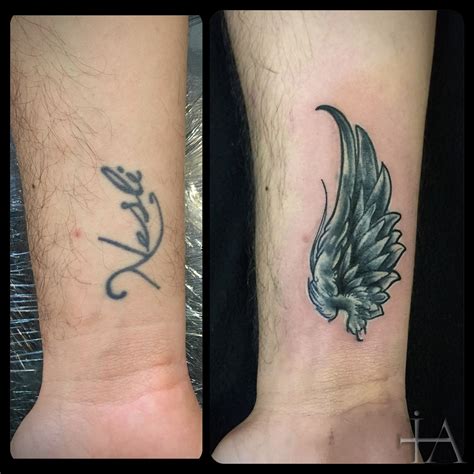 Cover Up Angel Wing Tattoo Angel Wings Tattoo Wing Tattoo Tattoo