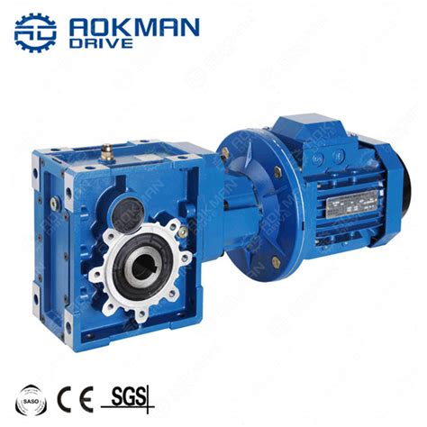 Aokman Km Series 1 40 Ratio Hypoid Gear Reducer Right Angle Gearbox