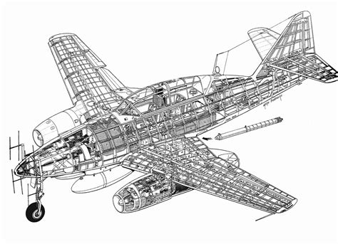 Messerschmitt Me 262 Drawings