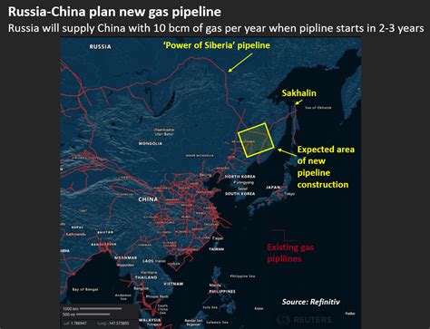 Russia China Agree 30 Year Gas Deal Via New Pipeline To Settle In