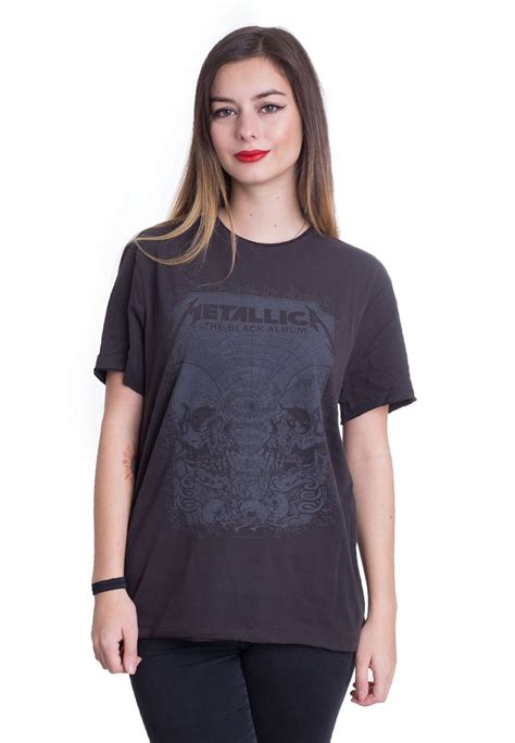 Metallica The Black Album Charcoal T Shirt Impericon En