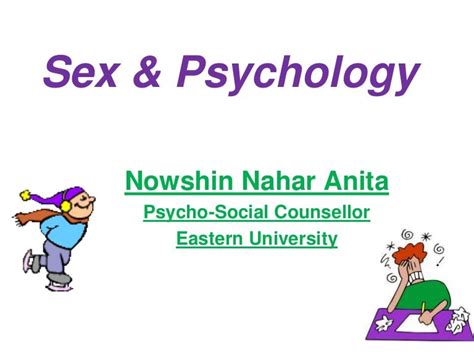 Sex And Psychology 2016